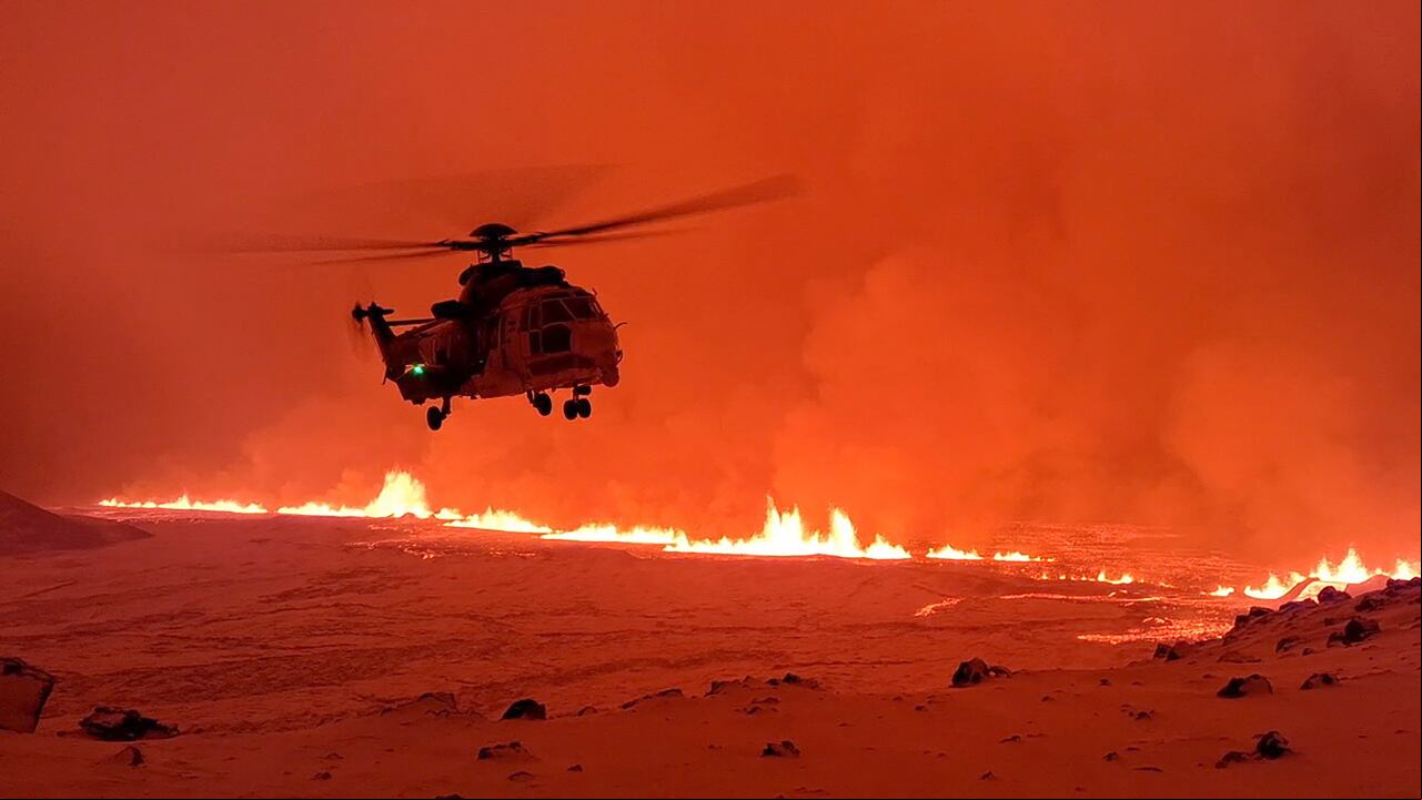 Volcán en Islandia