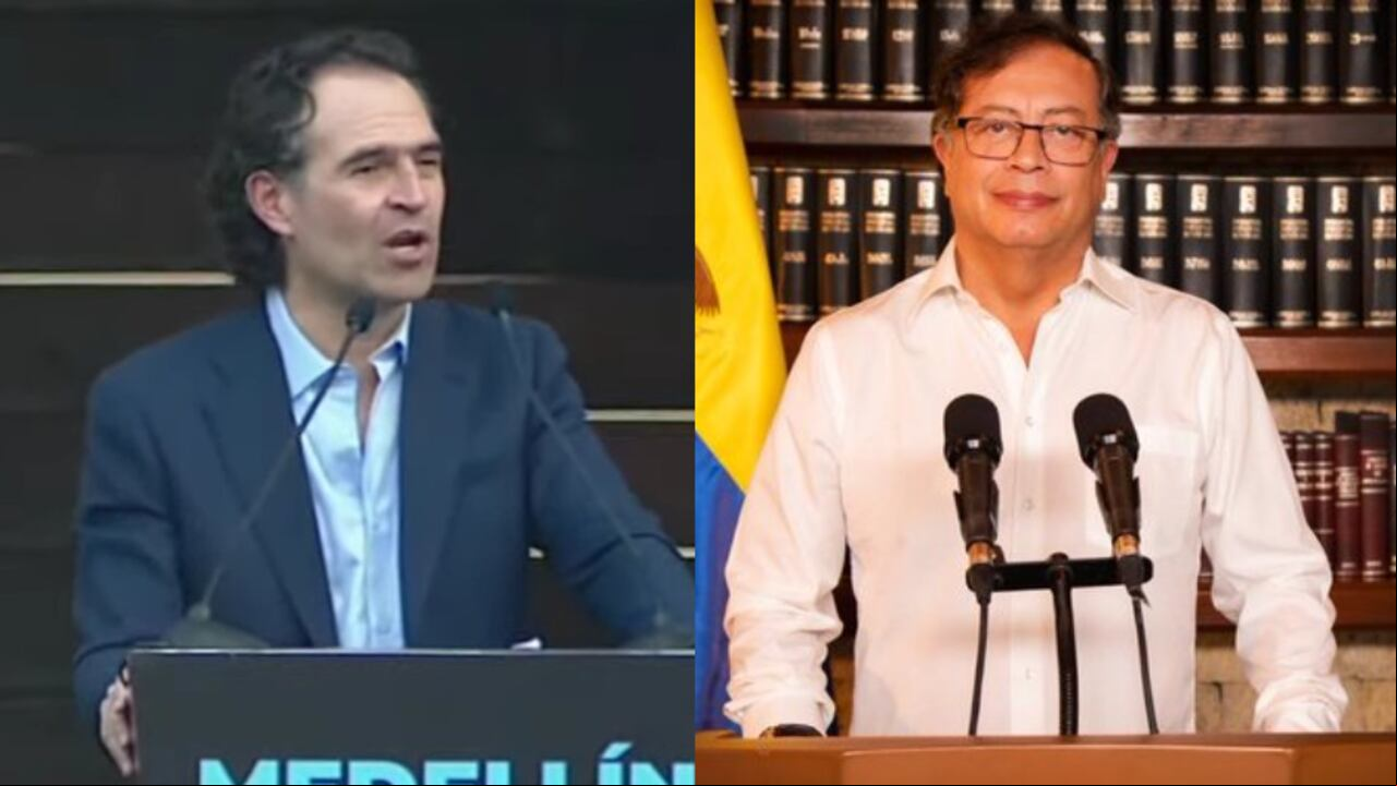 Alcalde de Medellín le habla al presidente Gustavo Petro.