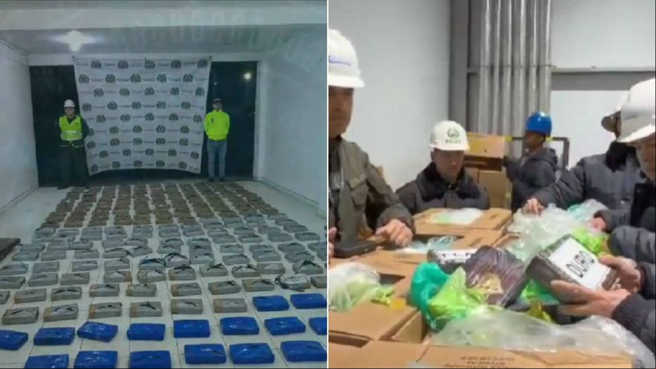 Incautación de Cocaína en los principales puertos del país.
