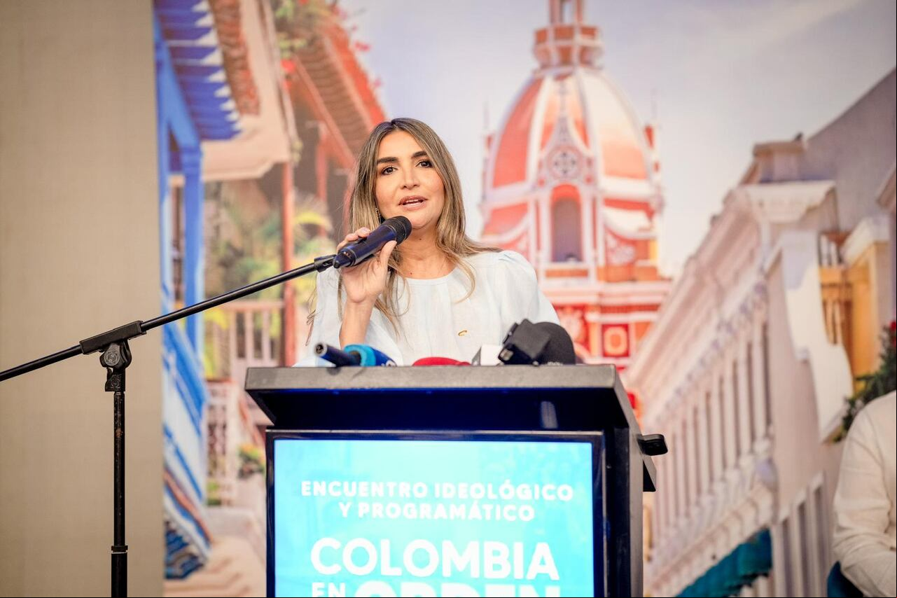 La senadora Nadia Blel asumió como presidenta del Partido Conservador