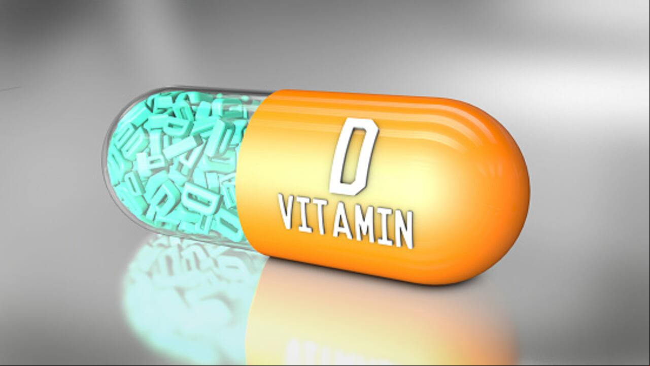 3d illustration of a vitamin capsule or dietary supplement.