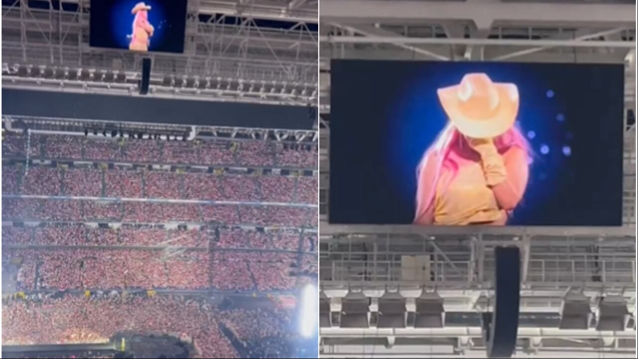 Karol G recibió tres minutos de aplausos y no aguantó las lágrimas en pleno concierto.