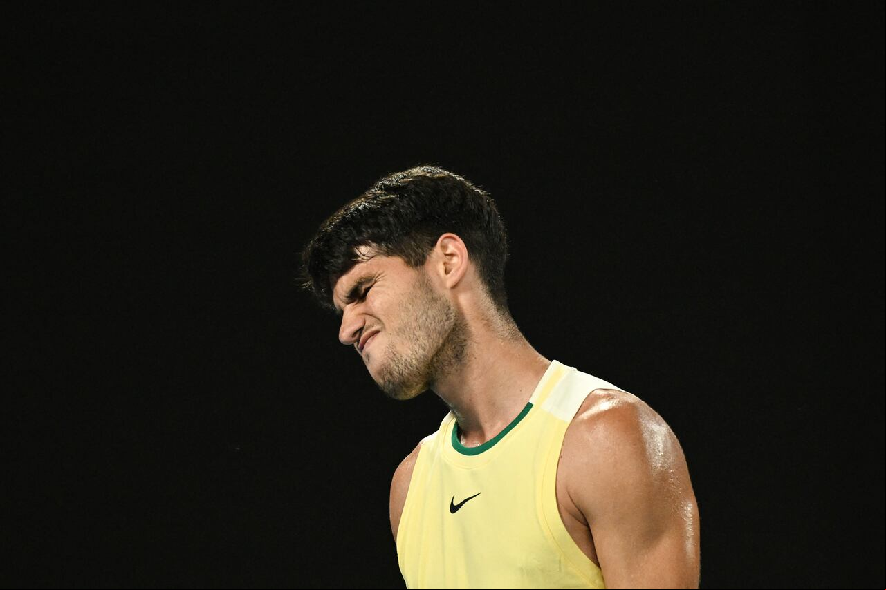 Carlos Alcaraz Vs. Alexander Zverev en el Abierto de Australia 2024.