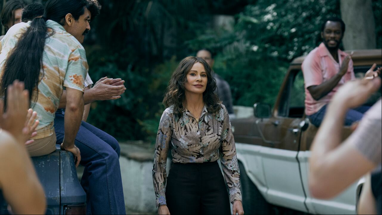 Griselda. Sofia Vergara as Griselda,
Cr. Courtesy of Netflix © 2023