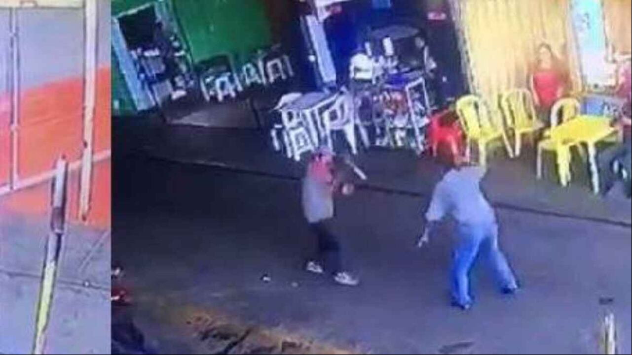 En cámaras de vigilancia quedó registrado el acto de intolerancia que acabó con la vida de Reynaldo Mantilla. | Foto: captura de redes sociales