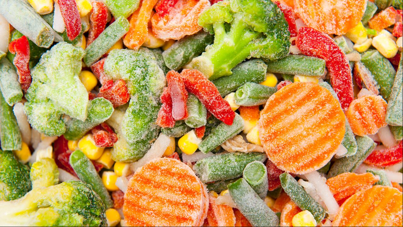 Las verduras congeladas suelen conservar sus nutrientes.