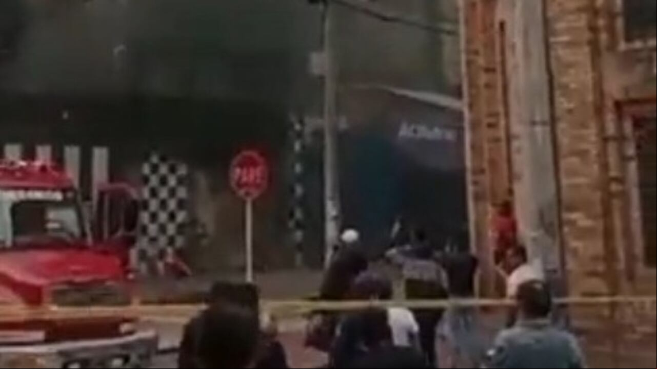 Durante la mañana de la jornada electoral en Bogotá se presentó un incendio.