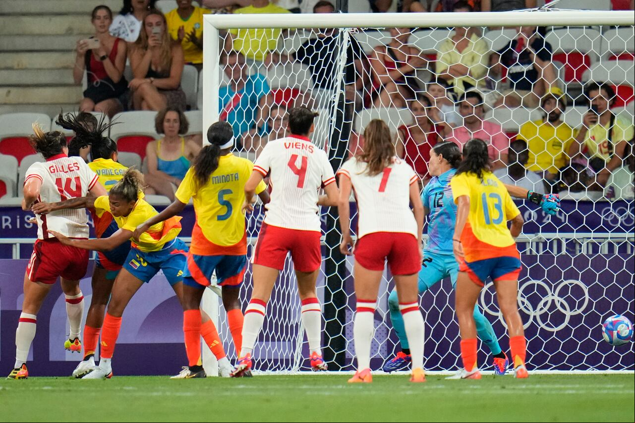 Colombia vs Canadá - fecha 3 fútbol femenino - Juegos Olímpicos de París 2024.