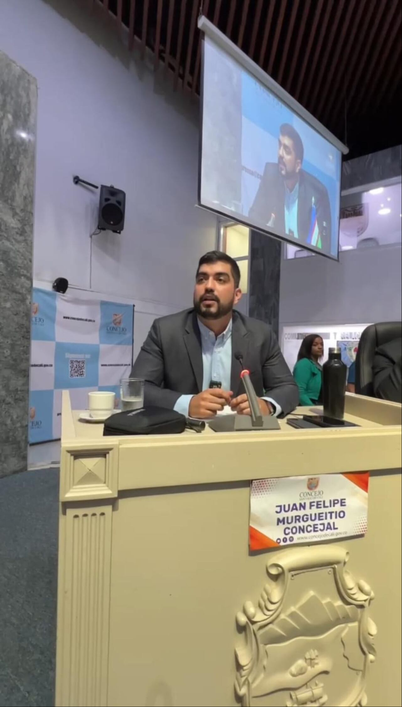 El concejal recalcó que la ciudadanía está pidiendo justicia en contra de los responsables de procesos como la Feria virtual del 2020.