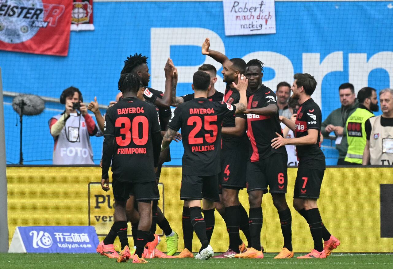 Bayer Leverkusen, campeón invicto de la Bundesliga.