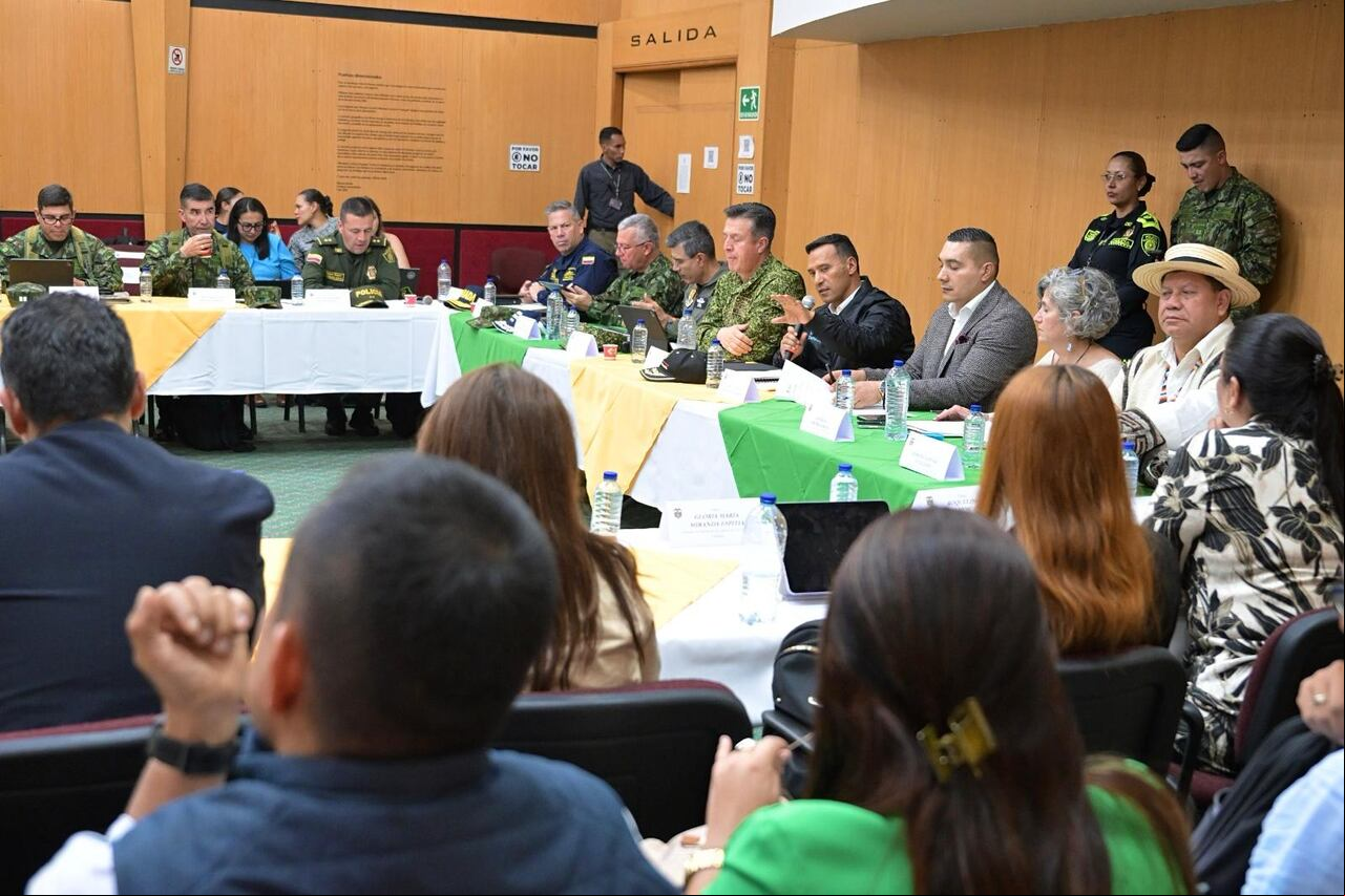 Representantes de la institucionalidad del Estado colombiano se reunieron en Popayán para revisar situación de orden público.