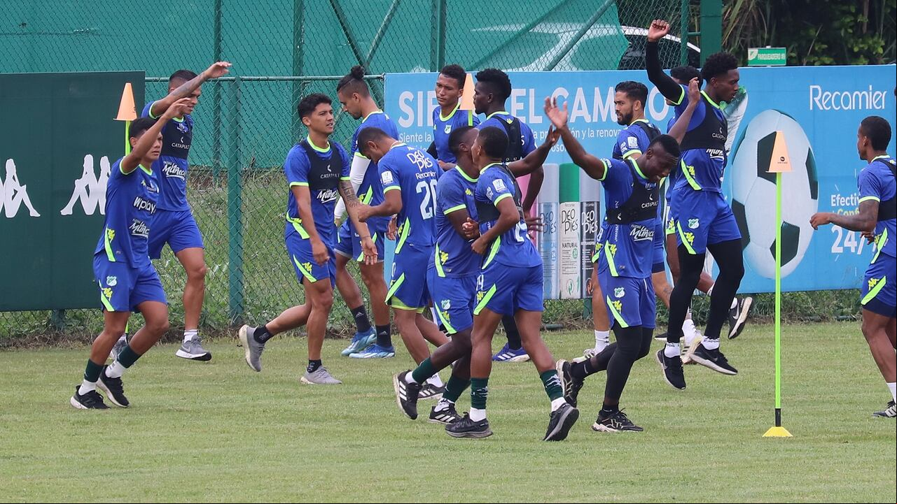 Entrenamiento del Deportivo Cali en Pance.
