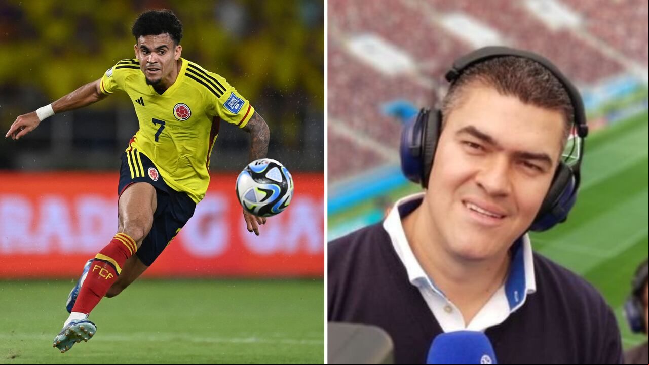 Eduardo Luis narró el partido de Colombia-Brasil.