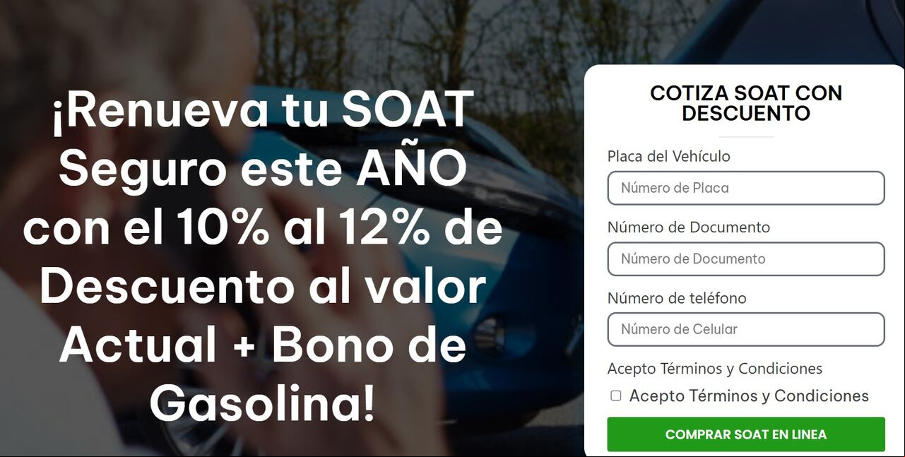 Estas páginas son fraudulentas para comprar el Soat según ESET, empresa de seguridad informática.