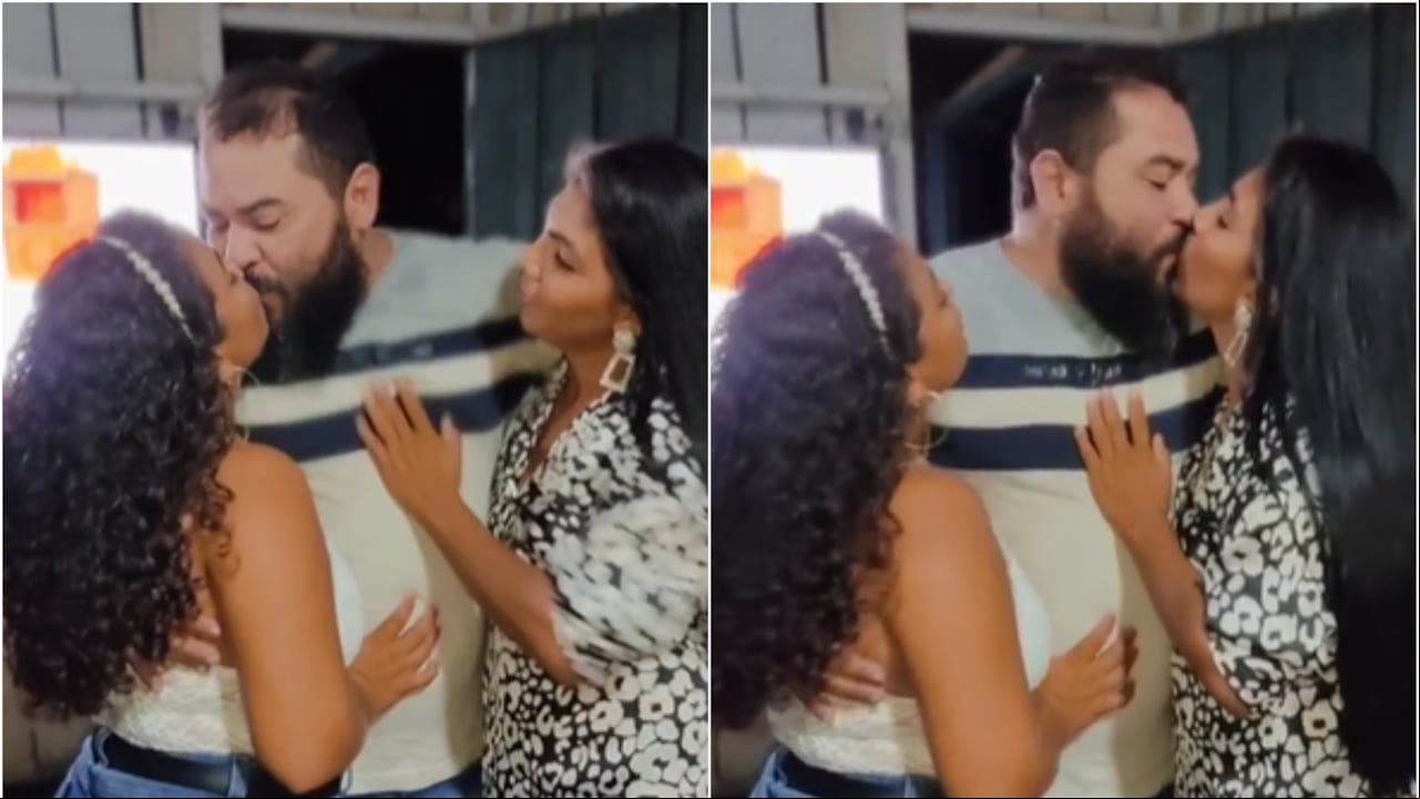 Dos hermanas comparten el mismo esposo y mantienen una relación polígama desde hace varios años.