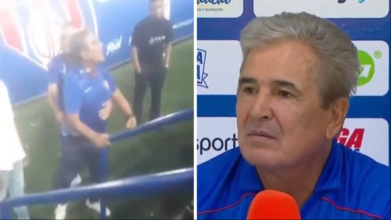 Jorge Luis Pinto se peleó con hinchas de Unión