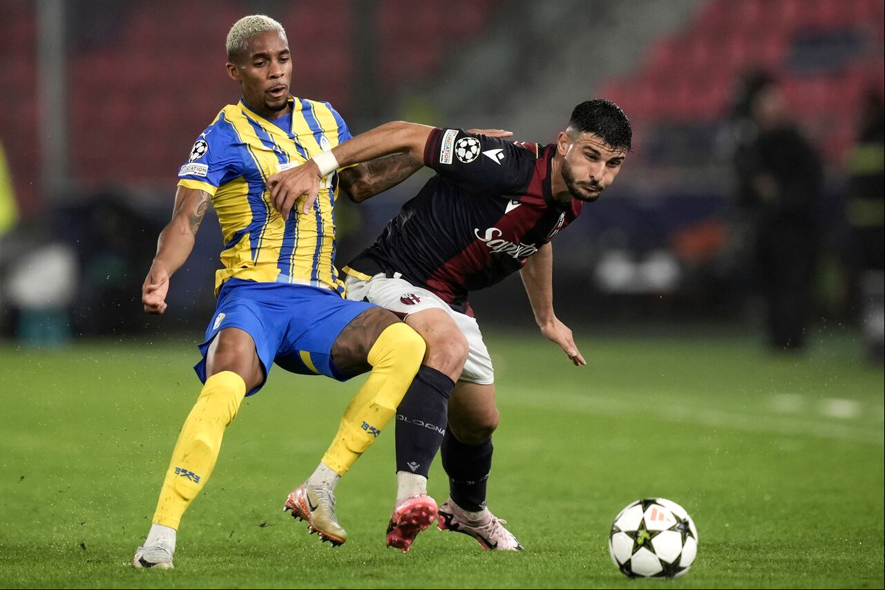 Bologna regresó tras 60 años a la Uefa Champions League y empató sin goles ante Shakhtar Donetsk, Jhon Lucumí disputó los 90 minutos del partido en el equipo italiano.
