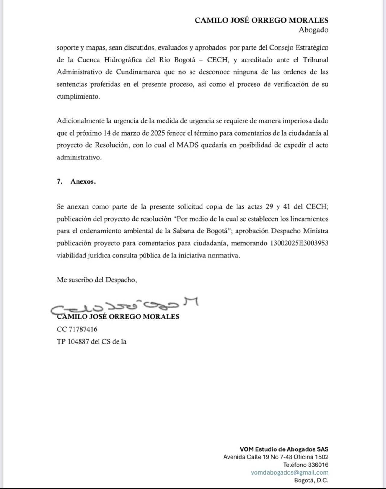 EAAB busca suspender trámite de ordenamiento ambiental en la Sabana
