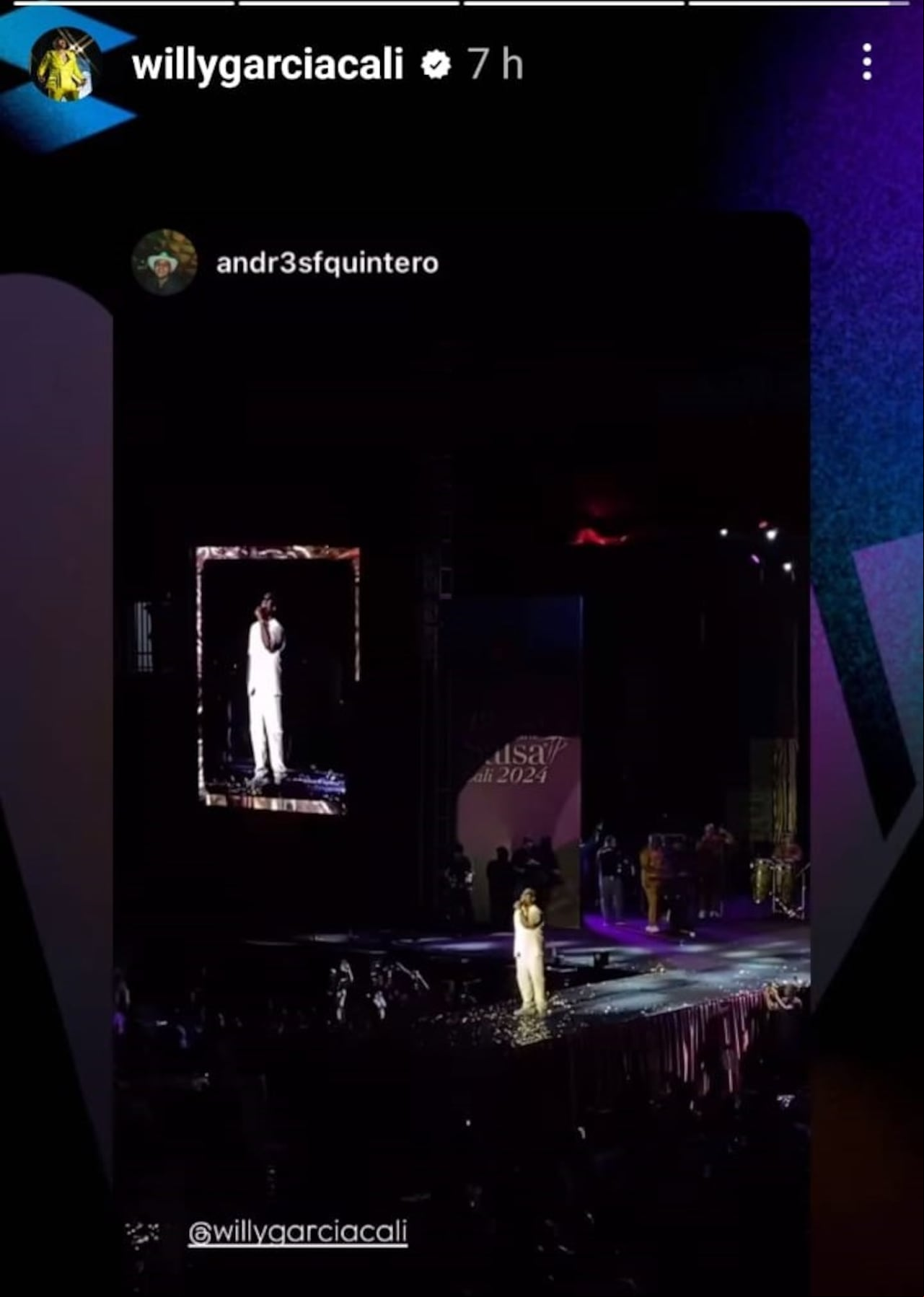Homenaje a Willy García en el Festival Mundial de la Salsa