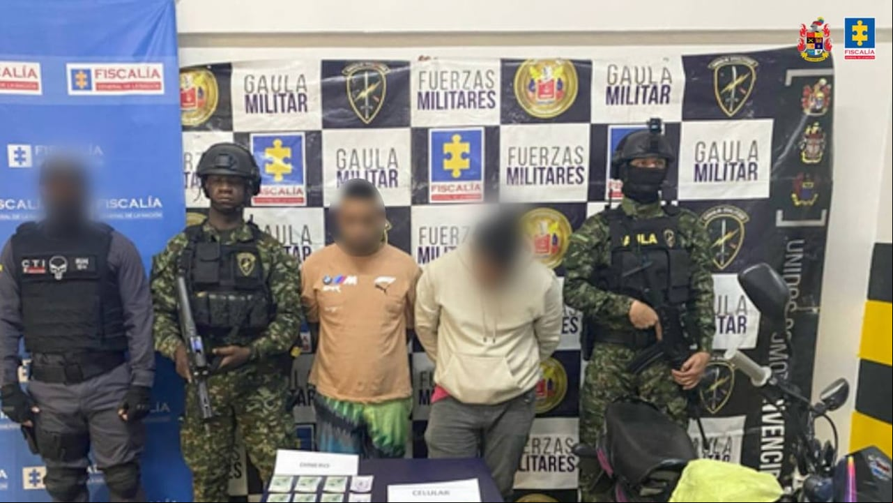 Capturados por extorsión en el Valle