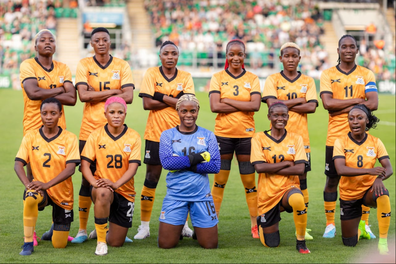 Barbra Banda jugadora de la Selección de Zambia.