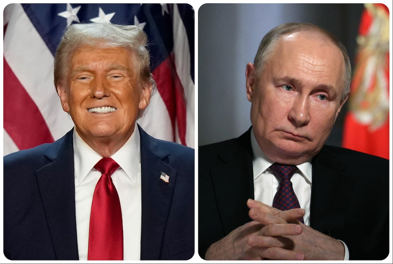 El presidente electo de Estados Unidos, Donald Trump, conversó con Vladimir Putin.