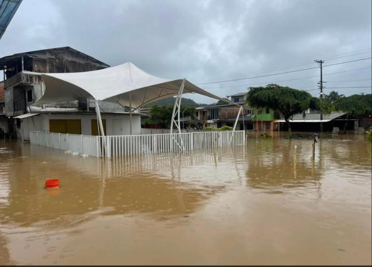 Juradó está bajo el agua por las fuertes lluvias
Foto tomada de las redes sociales
