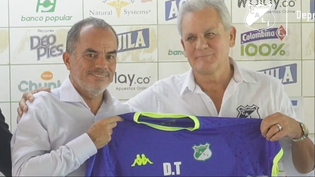 Presentación de Jaime De la Pava como técnico del Cali.