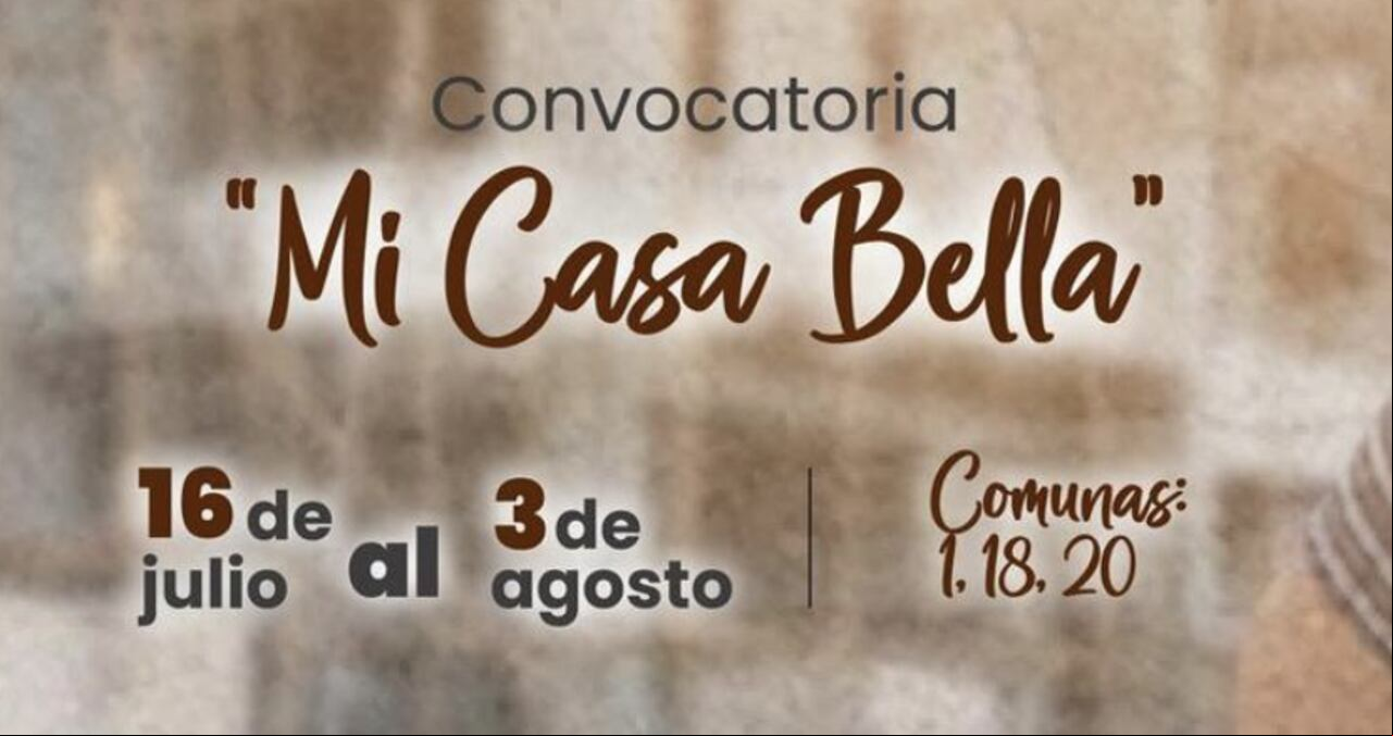 La convocatoria estará abierta hasta el próximo 3 de agosto.
