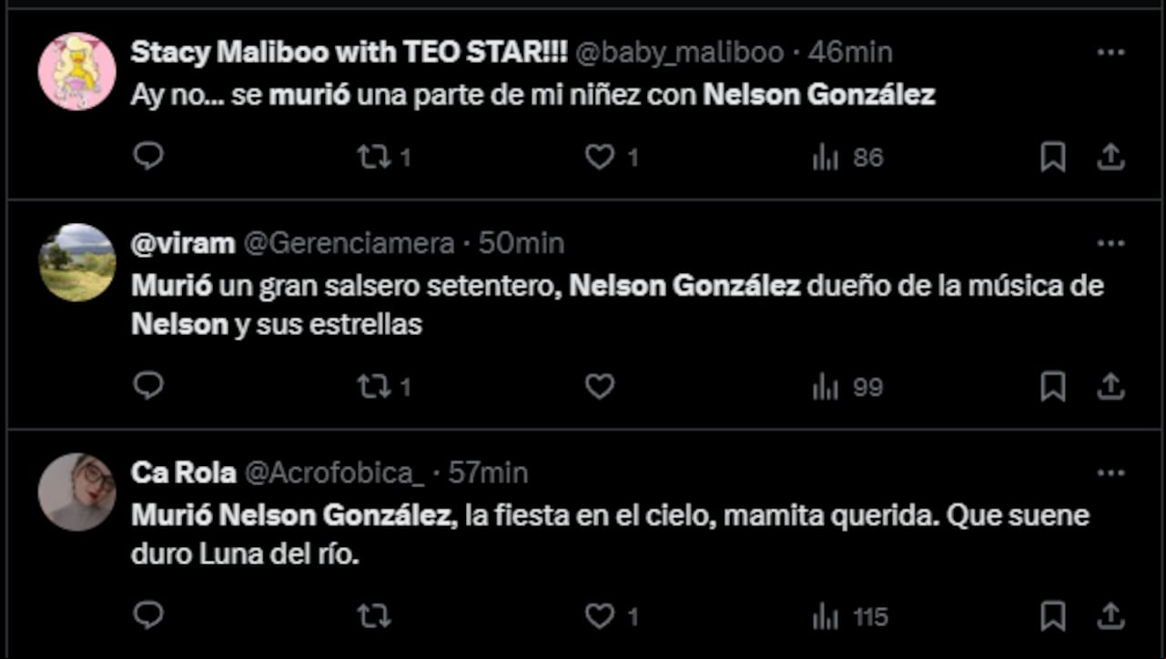 Redes despiden con nostalgia al maestro Nelson González