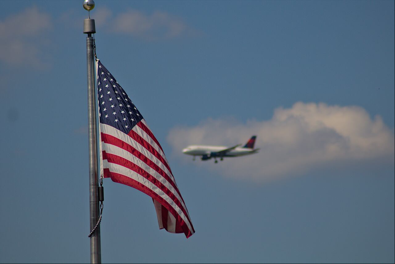 Vuelos en Estados Unidos. Avión.