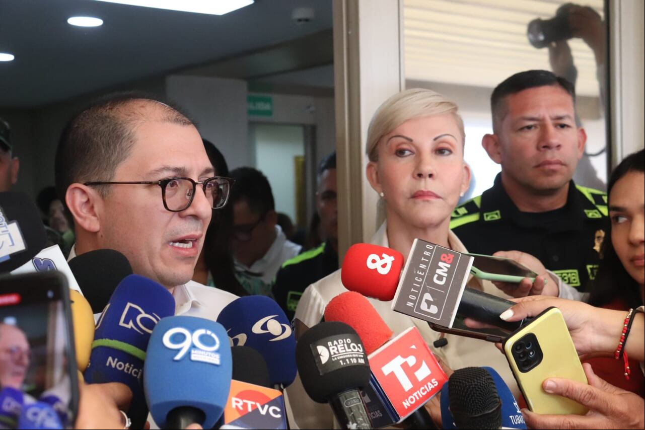 Fiscal general de la Nación, Francisco Barbosa, en Cali.