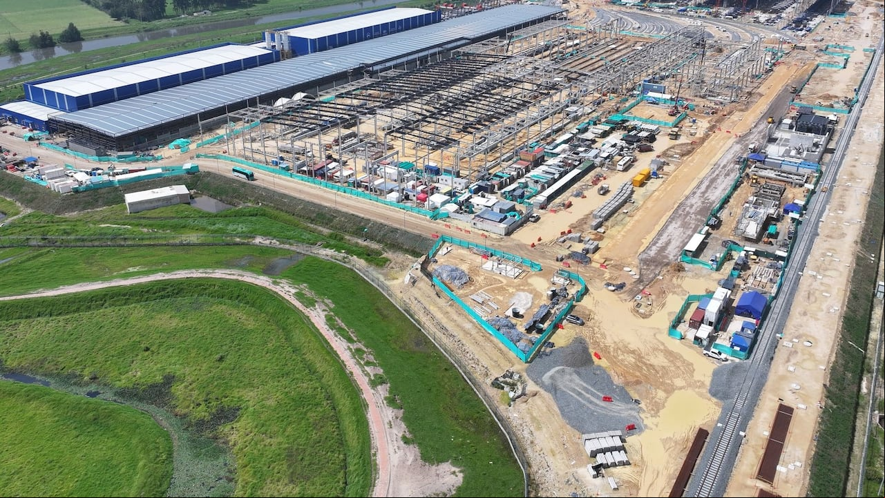 Este complejo de 36 hectáreas será fundamental para la operación de los 30 trenes del sistema.