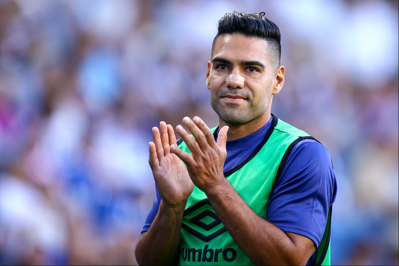 Radamel Falcao, delantero del Rayo Vallecano.