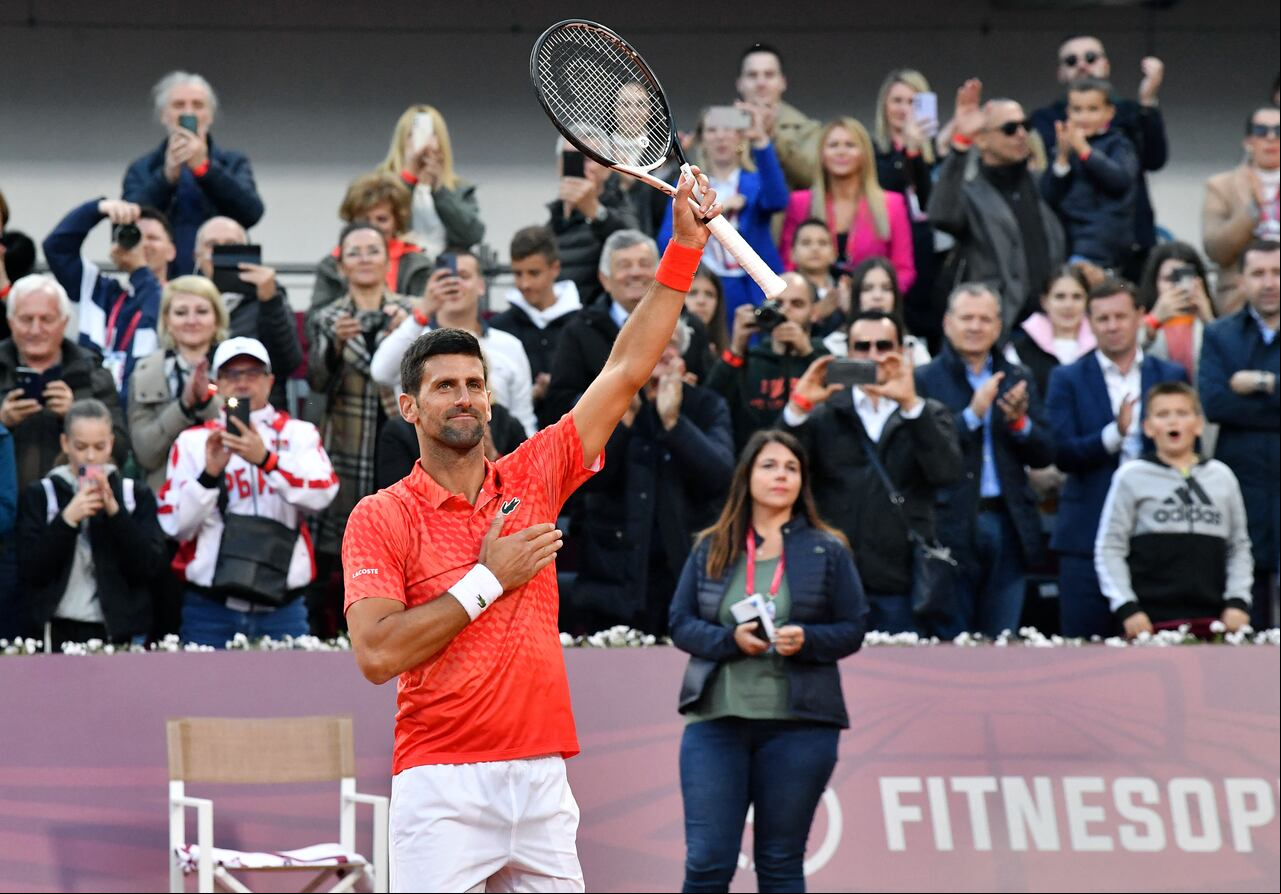 Novak Djokovic, tenista serbio.