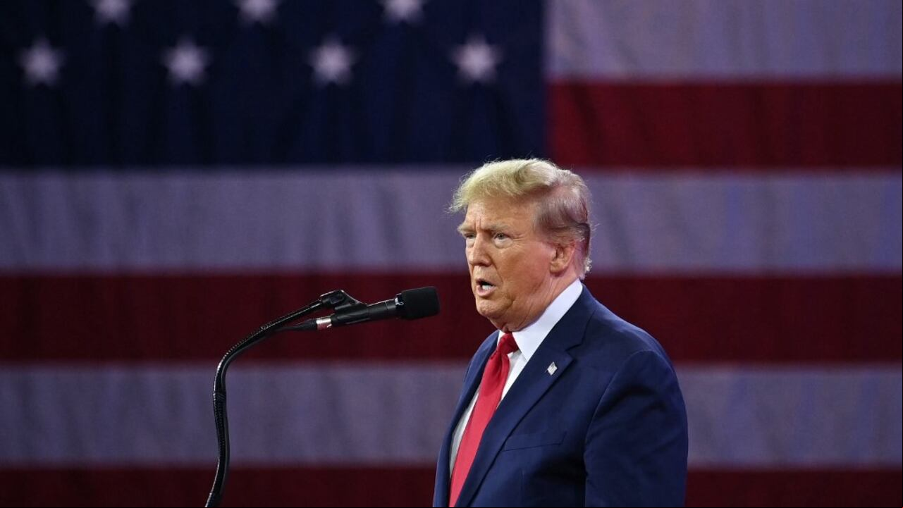 Donald Trump, habla durante la reunión anual de la Conferencia de Acción Política Conservadora (AC)