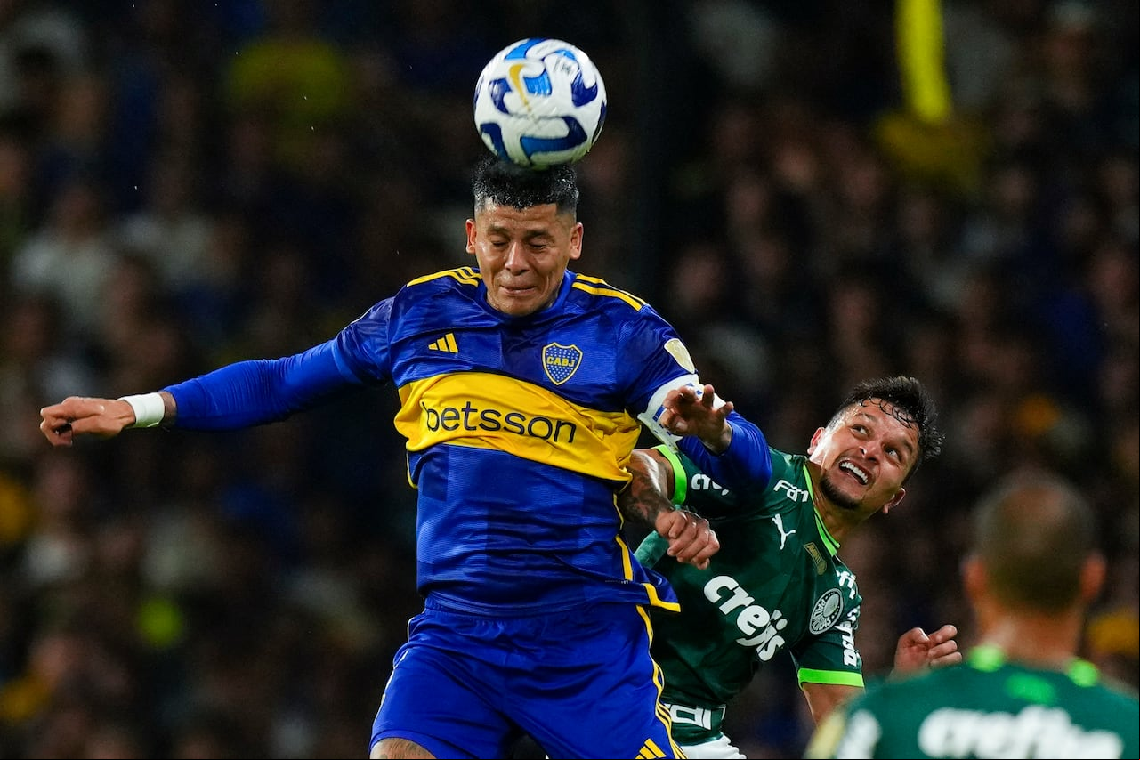 Imagen del partido entre Boca Juniors y Palmeiras por la ida de las semifinales de la Copa Libertadores 2023