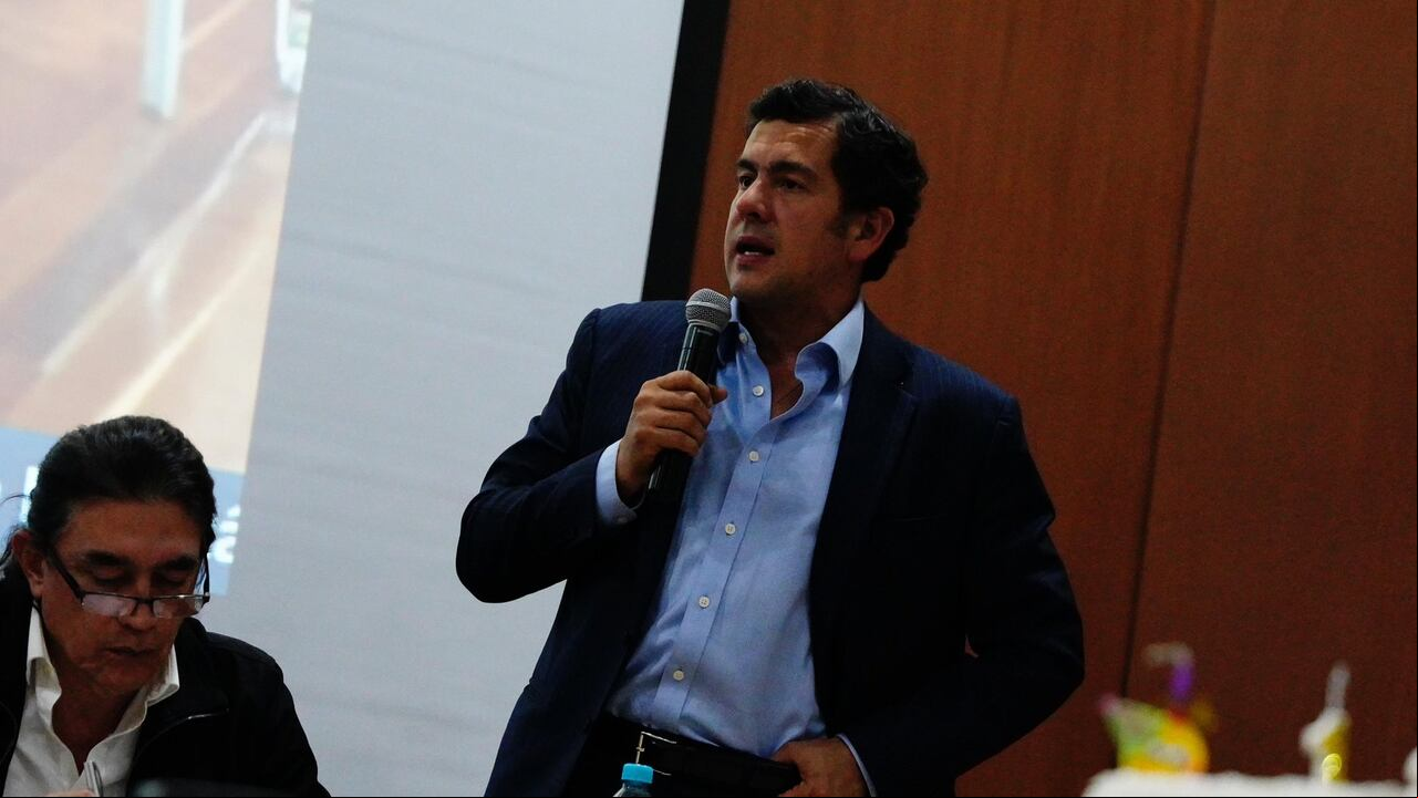 Rodrigo Lara en la Universidad Distrital.
