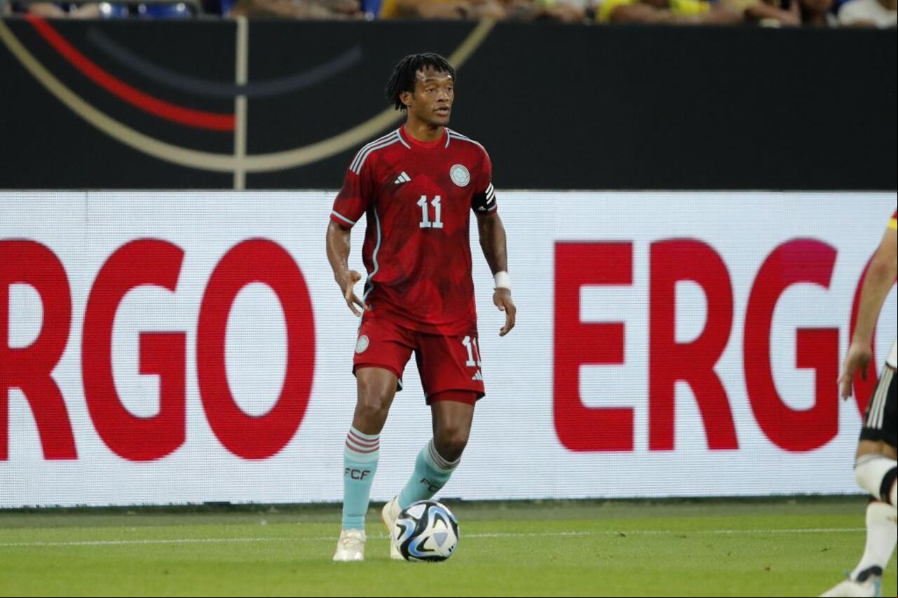 GELSENKIRCHEN - Juan Cuadrado of Colombia during the Friendly Interland match between and Colombia at the Veltins-Arena on June 20, 2023 in Gelsenkirchen, . AP | Dutch Height | BART STOUTJESDYK (Photo by ANP via Getty Images)
