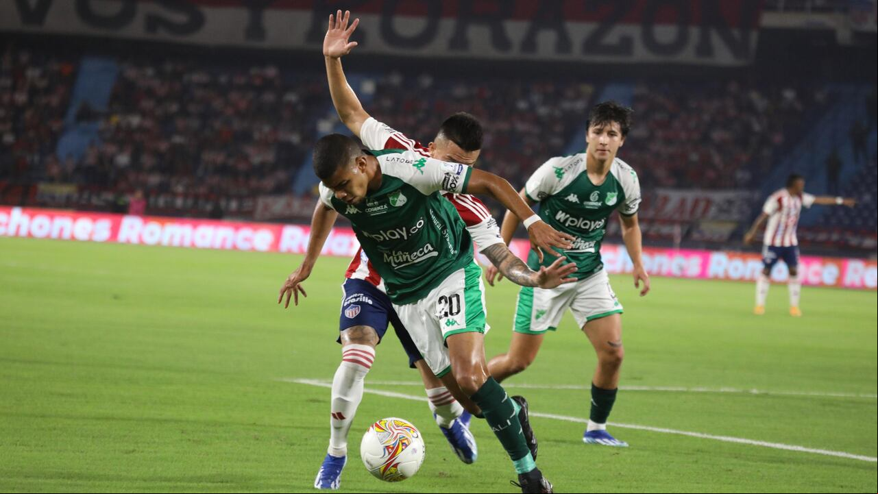 Imagen del partido entre Junior de Barranquilla y Deportivo Cali por la fecha 2 del cuadrangular semifinal del Grupo A.