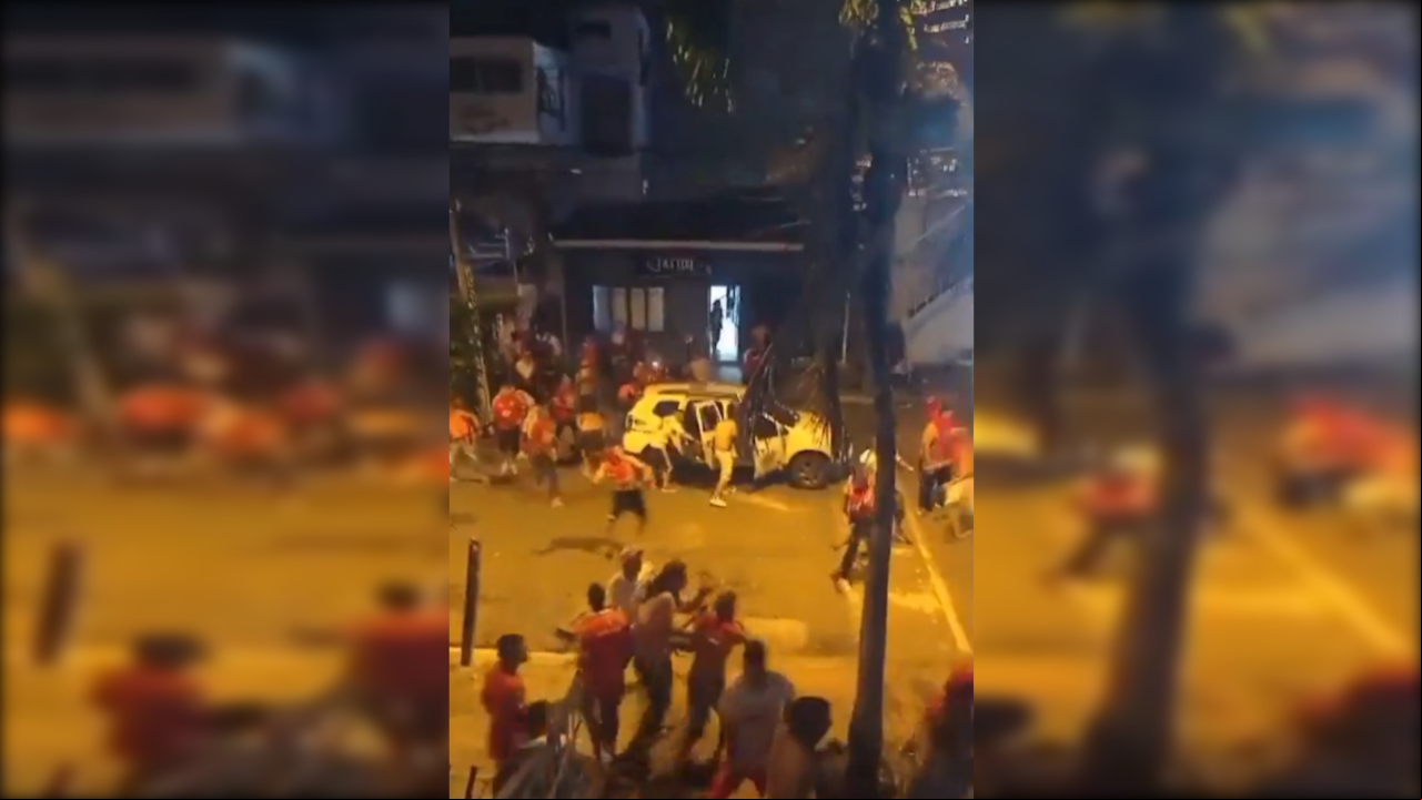 Desmanes en zonas adyacente del estadio Pascual Guerrero.