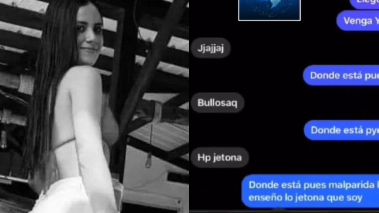 La conversación se dio minutos antes de que, al parecer, una de las jóvenes matara a la otra.
