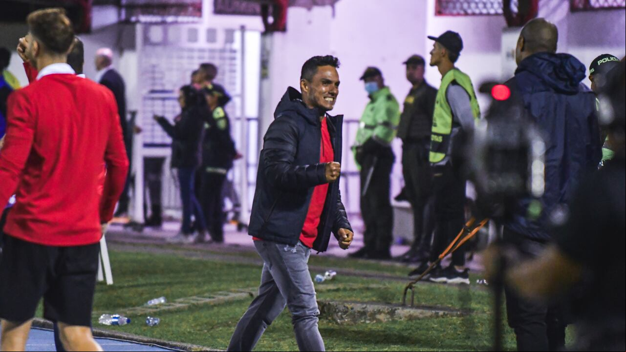 Imagen del partido entre Águilas Doradas y América de Cali por la fecha 13 del segundo semestre de la Liga colombiana 2023.