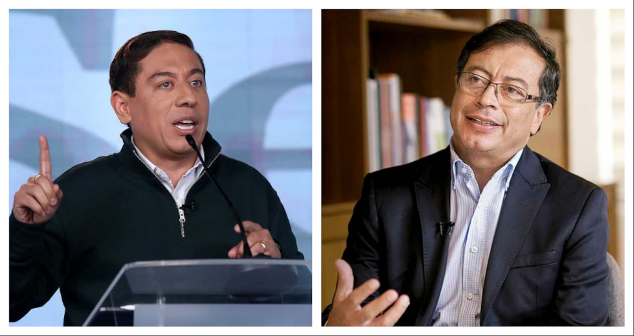 Carlos Amaya y Gustavo Petro.