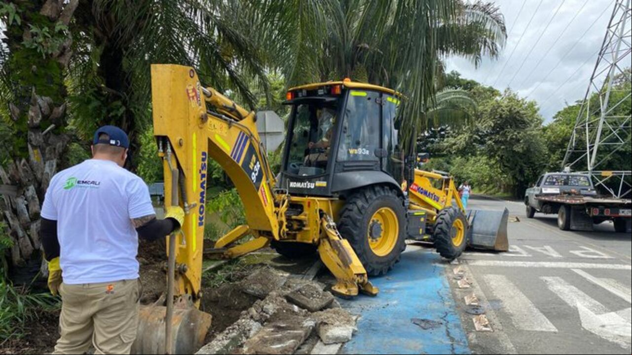 Emcali trabaja para restablecer el servicio a los vecinos de Ciudad Pacífica tras el daño generado en la estación de bombeo de Bochalema