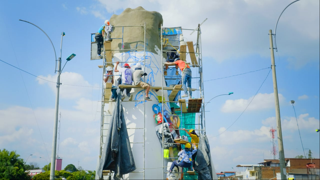 Sueños en Concreto narra el paso a paso de la construcción al Monumento a la Resistencia que surgió del Estallido social en Cali.