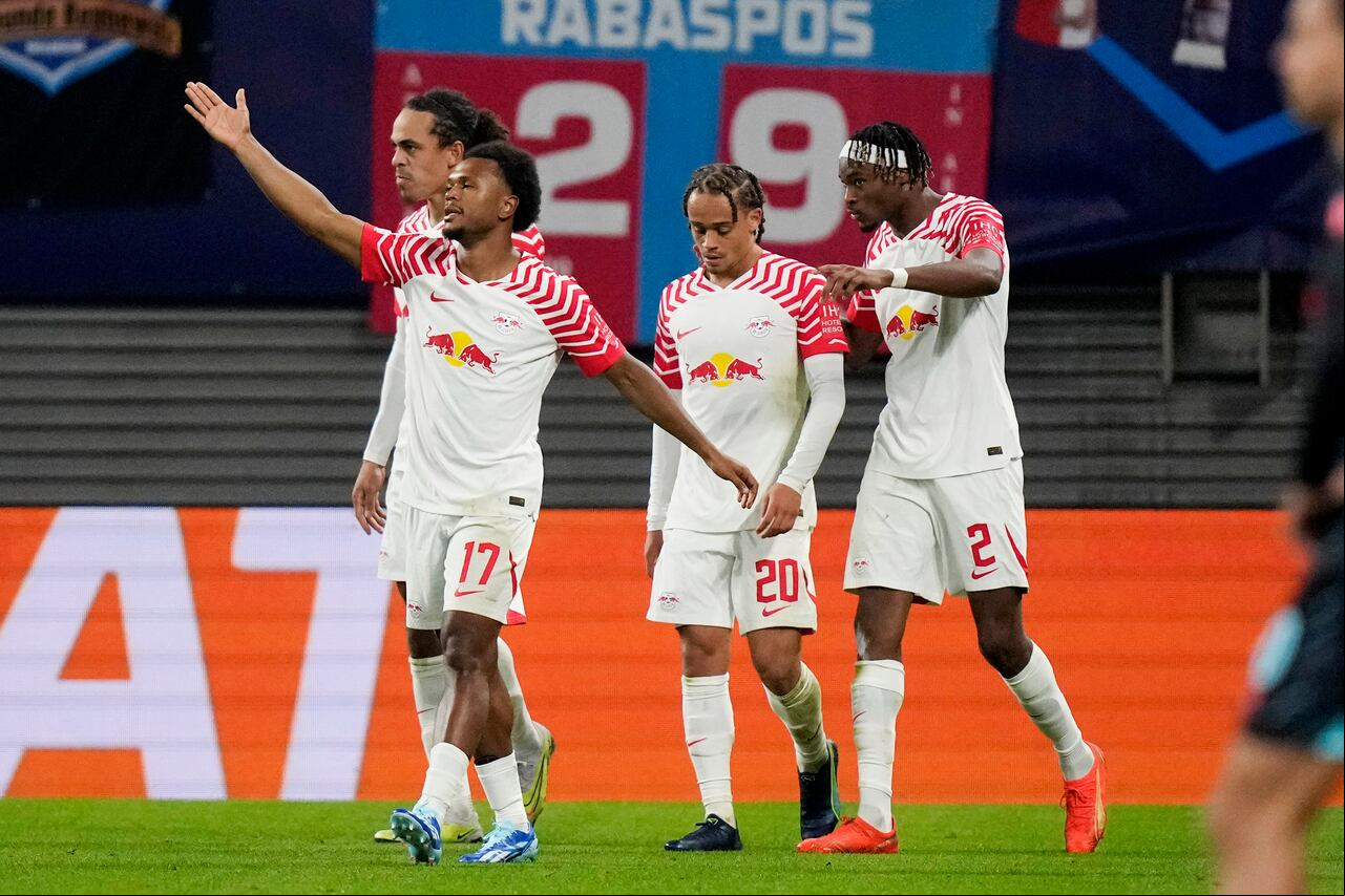 RB Leipzig logró empatar el juego a los 47 de la segunda parte.