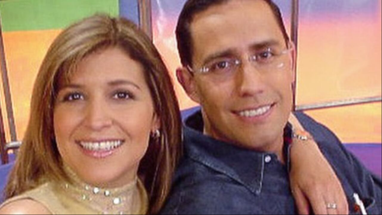 Camilo Montoya y Marcela Sarmiento eran los presentadores de Día a Día hace unos 20 años.