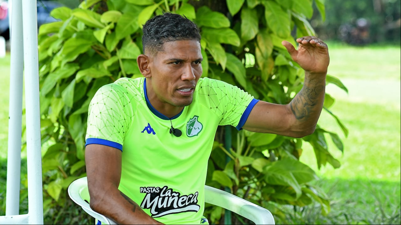 Alexander Mejía, volante y capitán del Deportivo Cali , Abril 24 de 2024, Foto Wirman Rios , EL PAIS