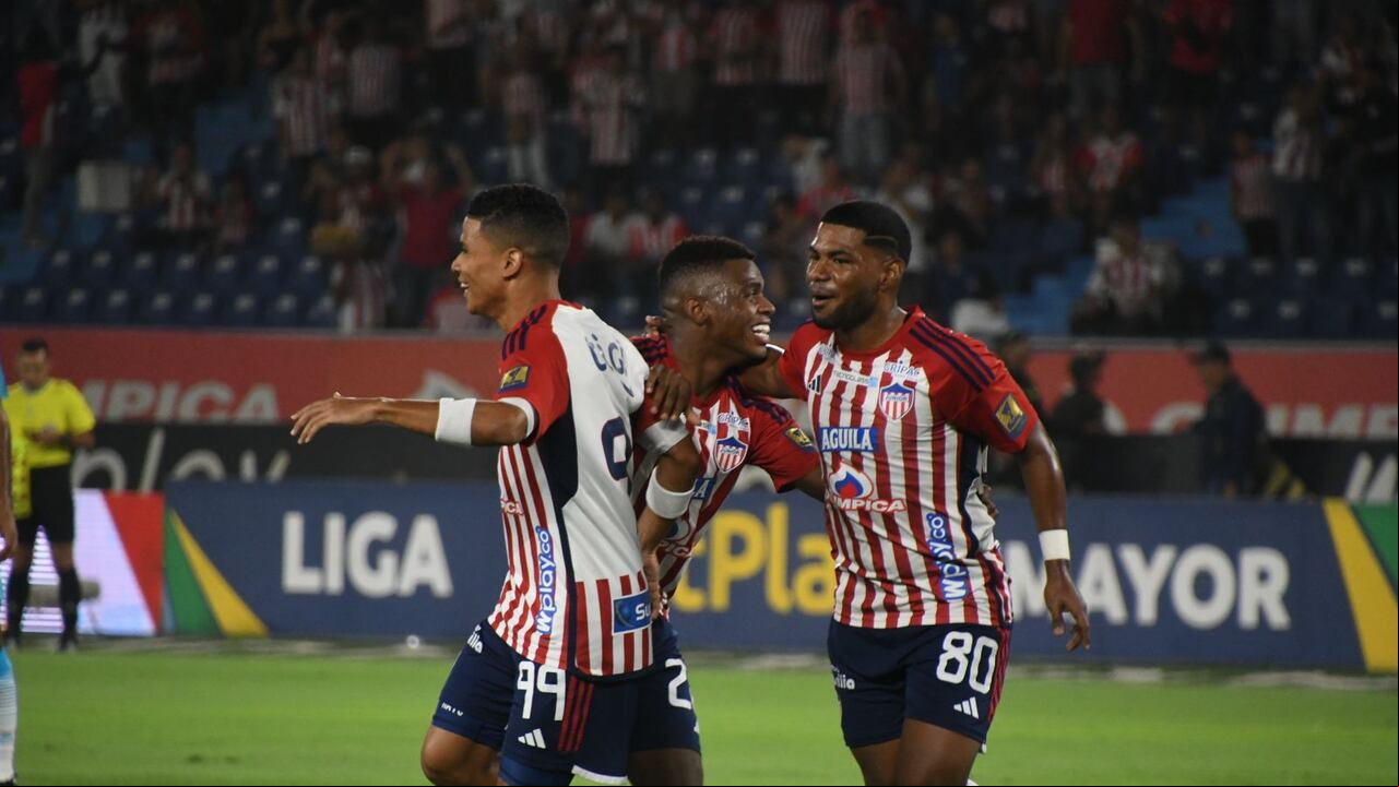 Imagen del partido entre Junior de Barranquilla y Jaguares de Córdoba por la fecha 12 del primer semestre de la Liga colombiana 2024.